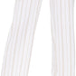 JM Collection Women's Striped Pull On Pants White Size XX-Large