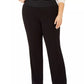 Alfani Women's Wide Leg Pull On Pants Black Size 0X