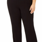 Alfani Women's Wide Leg Pull On Pants Black Size 0X