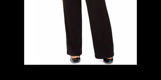 Alfani Women's Wide Leg Pull On Pants Black Size 0X