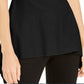 Alfani Women's Handkerchief Hem Sweater Black Size Small