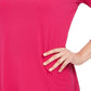 JM Collection Women's Embellished Cutout Top Pink Size Large