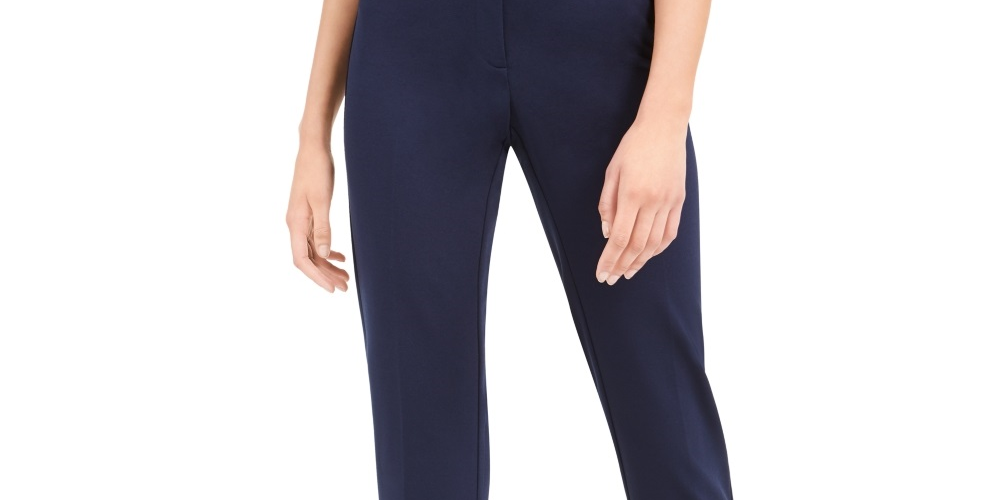 Alfani Women's Slim Fit Coin Pocket Pants Blue Size 12 Petite