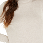 Style & Co Women's Mock Neck Top Beige Size Petite Large