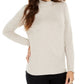 Style & Co Women's Mock Neck Top Beige Size Medium