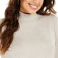 Style & Co Women's Mock Neck Top Beige Size Medium