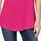 Maison Jules Women's Scoop Neck T-Shirt Pink Size Small