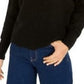 Bar III Women's Becca Tilley X Dolman Sleeve Sweater Black Size X-Small