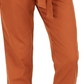 Bar III Women's Becca Tilley X Paperbag Waist Pants Orange Size Small