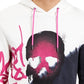 INC International Concepts Men's Graffiti Skull Hoodie Black Size Large