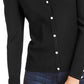 INC International Concepts Women's Puff-Sleeve Cardigan Black Size XX-Large