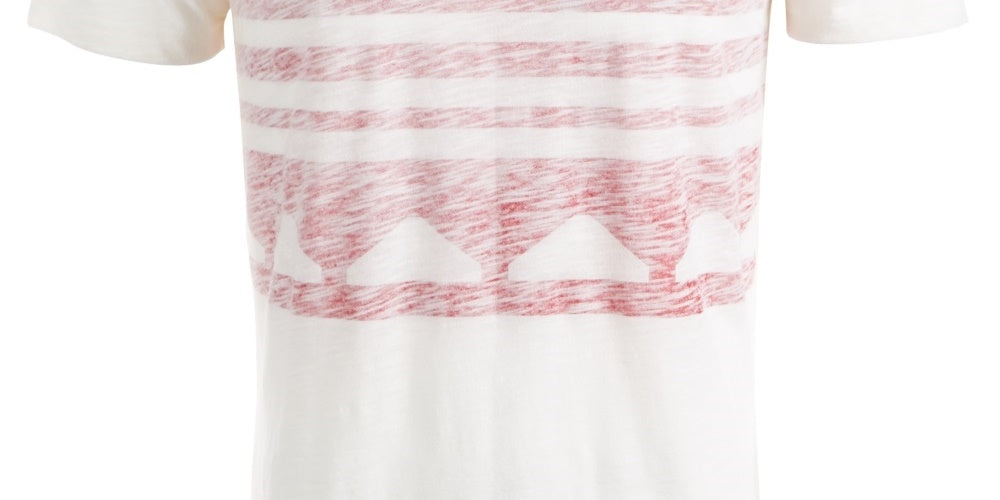 American Rag Men's Printed T-Shirt White Size Small