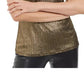 INC International Concepts Women's Metallic Puff Sleeve Top Gold Size Small
