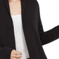INC International Concepts Women's Duster Cardigan  Black Size Large