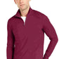 Alfani Men's Lightweight Ribbed Quarter-Zip Pullover Red Size Small
