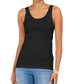 Style & Co Women's Cotton Tank Top Black Size Medium