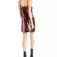 Bar III Women's Sequin Striped Dress Black Size Small