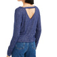 Bar III Women's Cutout Surplice Top Purple Size XX-Large