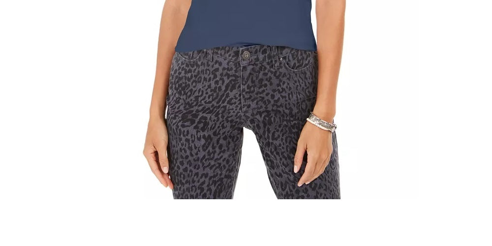 Style & Co Women's Scoop-Neck T-Shirt Blue Size Medium