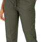 Style & Co Women's Pull On Cuffed Utility Pants Green Size 6