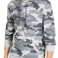 Sun + Stone Men's Camouflage Long Sleeve Fit Draw String Thermal Sweater Grey Size XX-Large