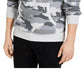 Sun + Stone Men's Camouflage Long Sleeve Fit Draw String Thermal Sweater Grey Size XX-Large