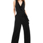 Alfani Women's Ruffled Jumpsuit Black Size Medium