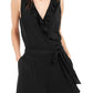 Alfani Women's Ruffled Jumpsuit Black Size Medium