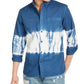 Sun + Stone Men's Horizon Tie Dye Shirt Navy Size X-Large