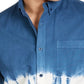 Sun + Stone Men's Horizon Tie Dye Shirt Navy Size X-Large