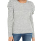 INC International Concepts Women's Puff-Sleeve Sweater Gray Size XX-Large