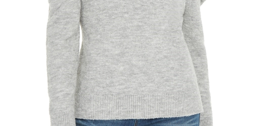 INC International Concepts Women's Puff-Sleeve Sweater Gray Size XX-Large