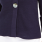 JM Collection Women's Statement Button Cardigan Blue Size Petite XL