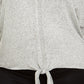 Style & Co Women's Plus Tie Hem Sweater Grey Size 1X