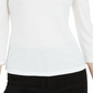 Bar III Women's Mesh Trim Puff Sleeve Top White Size Small