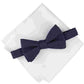 Alfani Men's Navy Pin Dot Pre-Tied Bow Tie And Pocket Square Sets Navy Size Regular