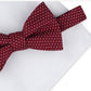 Alfani Men's Madison Dot Satin Business Bow Tie Red Size Regular
