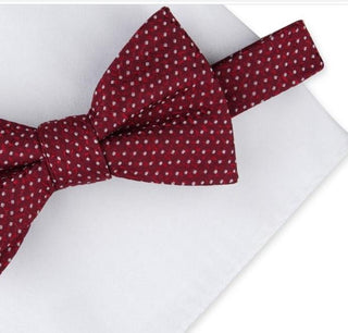 Alfani Men's Madison Dot Satin Business Bow Tie Red Size Regular