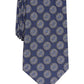 Tasso Elba Men's Medallion Silk Tie Navy Size Regular