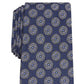 Tasso Elba Men's Medallion Silk Tie Navy Size Regular