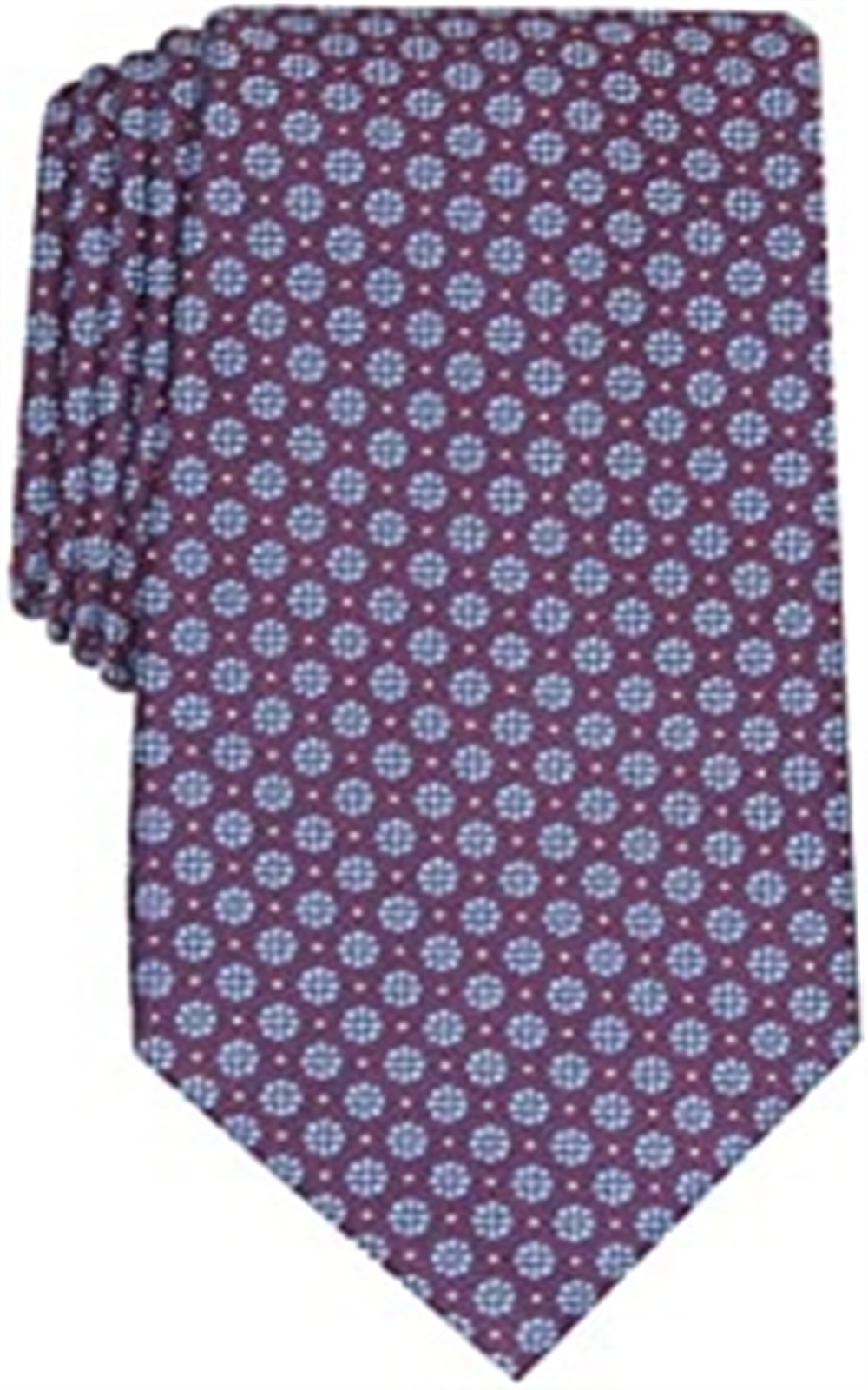 Tasso Elba Men's Classic Neat Silk Tie Red Size Regular