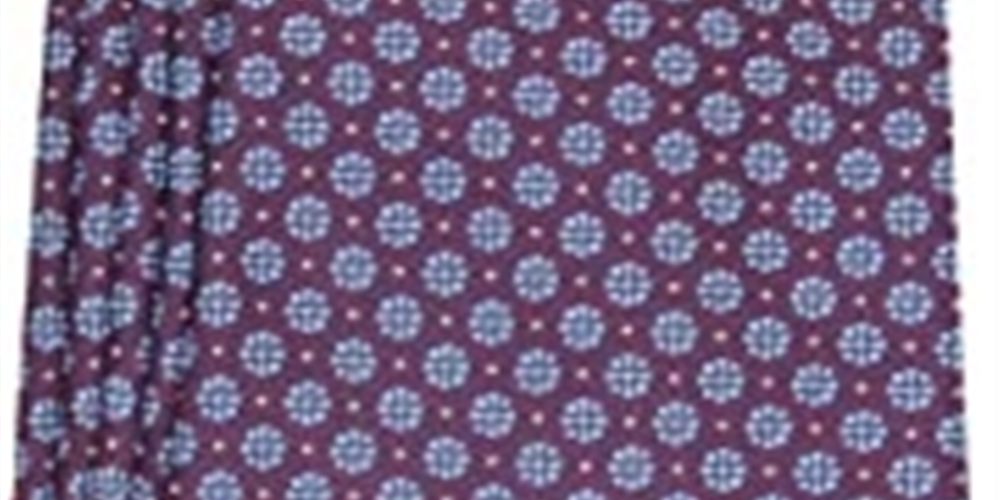 Tasso Elba Men's Classic Neat Silk Tie Red Size Regular