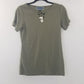 Karen Scott Women's Triple Ring Cutout Top Green Size XX-Large