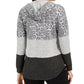 Style & Co Women's Colorblocked Hoodie Gray Size Small