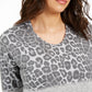 Style & Co Women's Colorblocked Hoodie Gray Size Small