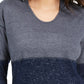 Style & Co Women's Colorblocked Hoodie Navy Size XX-Large