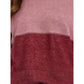 Style & Co Women's Colorblocked Hoodie Red Size Small