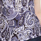 INC International Concepts Women's Plus Printed Keyhole-Cutout Embellished Halter Top Navy Size 3X
