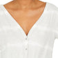 Style & Co Women's Tie Dye Tie Front Top Grey Size Large