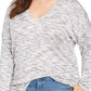 Style & Co Women's Plus Size Space-Dye Sweater-Knit Tunic Blue Size 2X